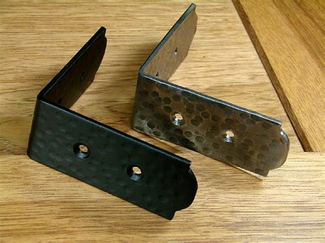 hammered metal corner brackets|heavy duty steel corner brackets.